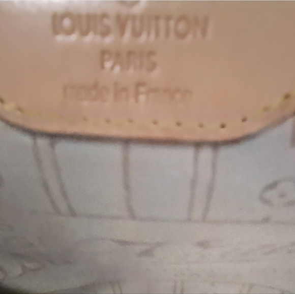 AUTHENTIC LOUIS VUITTON NEVERFULL AZUR BAG 3 Piece Set Cream - Picture 9 of 16